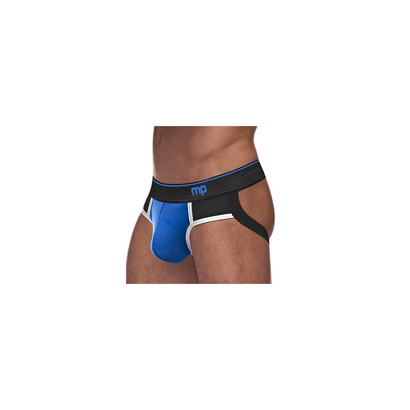 male power Jockstrap RETRO SPORT Bleu